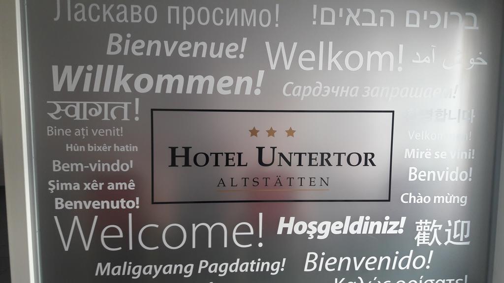 Hotel Untertor By Maier - Self-Check-In 알츠테튼 외부 사진